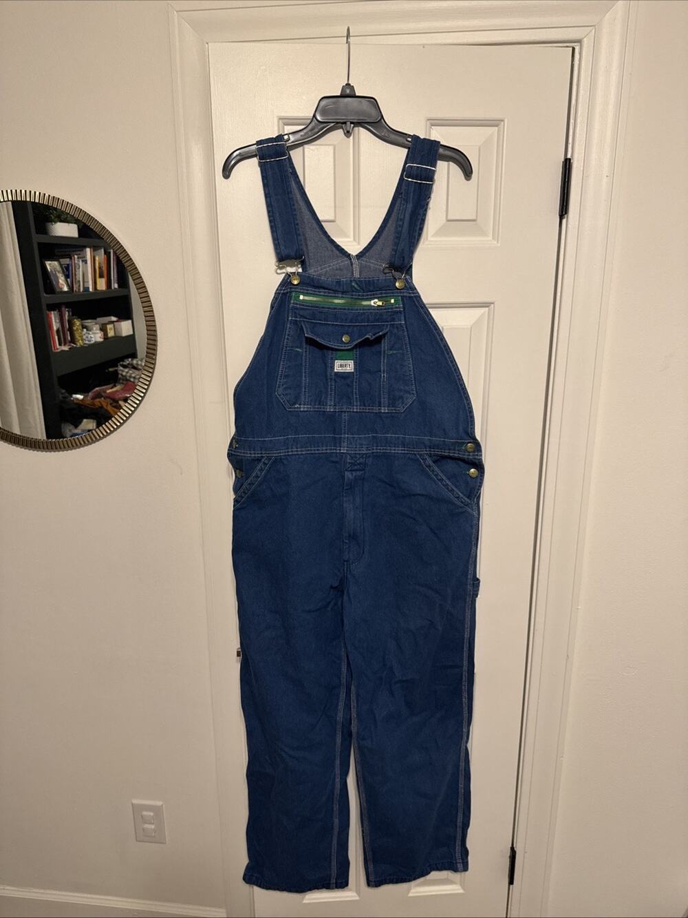 Men’s Liberty Overalls Denim Size 36 X 30